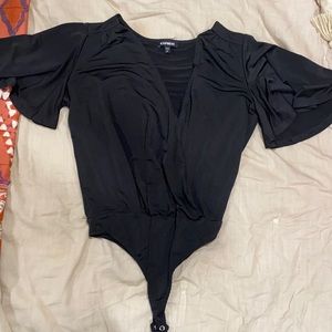 black bodysuit